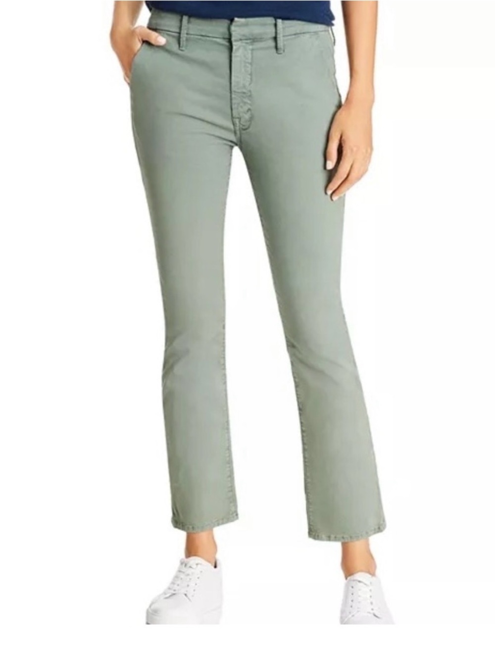 MOTHER DENIM The Insider Ankle Prep Jean/ Bleached Distressed- Killing Time NWT
